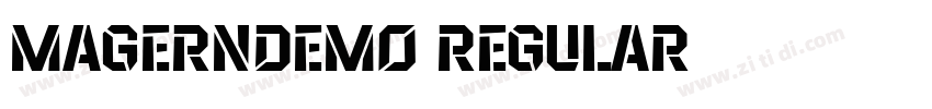 MagernDemo Regular字体转换